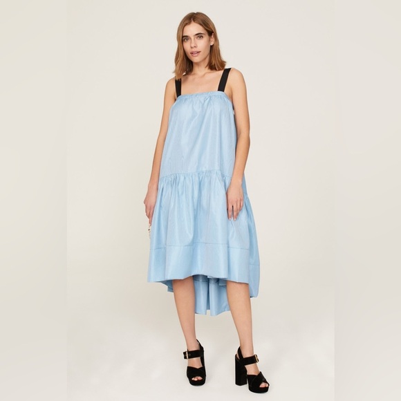 Adam Lippes x RTR | High Low Swing Dress size 6 - Picture 1 of 7